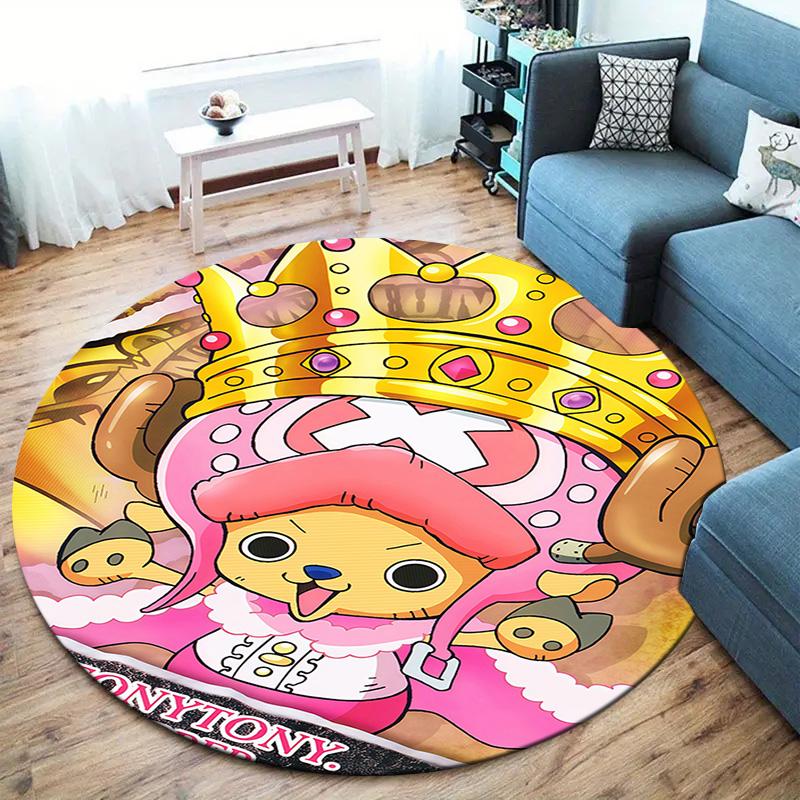 One Piece Tony Tony Chopper Ronde Vloerkleed Tapijt Kleed Voor Woonkamer Slaapkamer Bank Speelkamer Decoratie Antislip Vloermat
