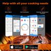 Wireless Meat Thermometer Waterproof Probe Bluetooth Food Thermometer Support APP Remote Real-time Monitoring for BBQ Baking