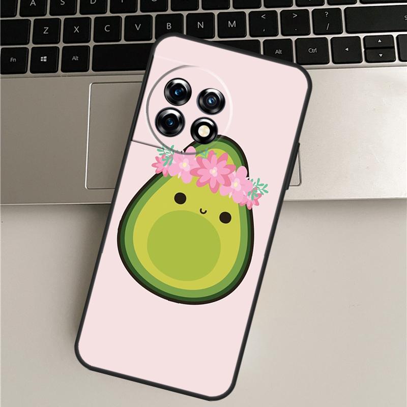 Cute Avocado Fruits Case For OnePlus Nord 5 CE 3 4 Lite N20 N30 OnePlus 15 13 12 11 10 Pro 10T 13R 13T 15R Cover