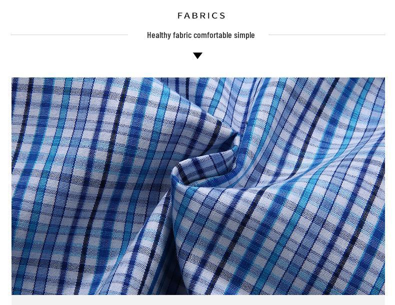 Men’s Plus Size Multi-Color Plaid Short-Sleeve Shirt