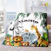 Animal666 Customize Text Blanket Multi-purpose Customizable Blanket Soft Warm Cozy Great for Office Chair Livingroom Couch All-Season Use