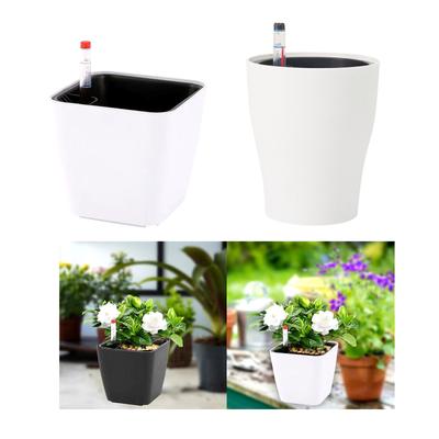 Plant Pots Self Watering Lazy Flower Pots Automatic Planter Automatic Water Absorbing Flowerpot With Water Level Device