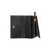 Gucci GG Marmont Series Marmont Gold Logo Berry Print Double Fold Leather Card Holder Wallet Women wallet Black 456126-1T5ZG-1170