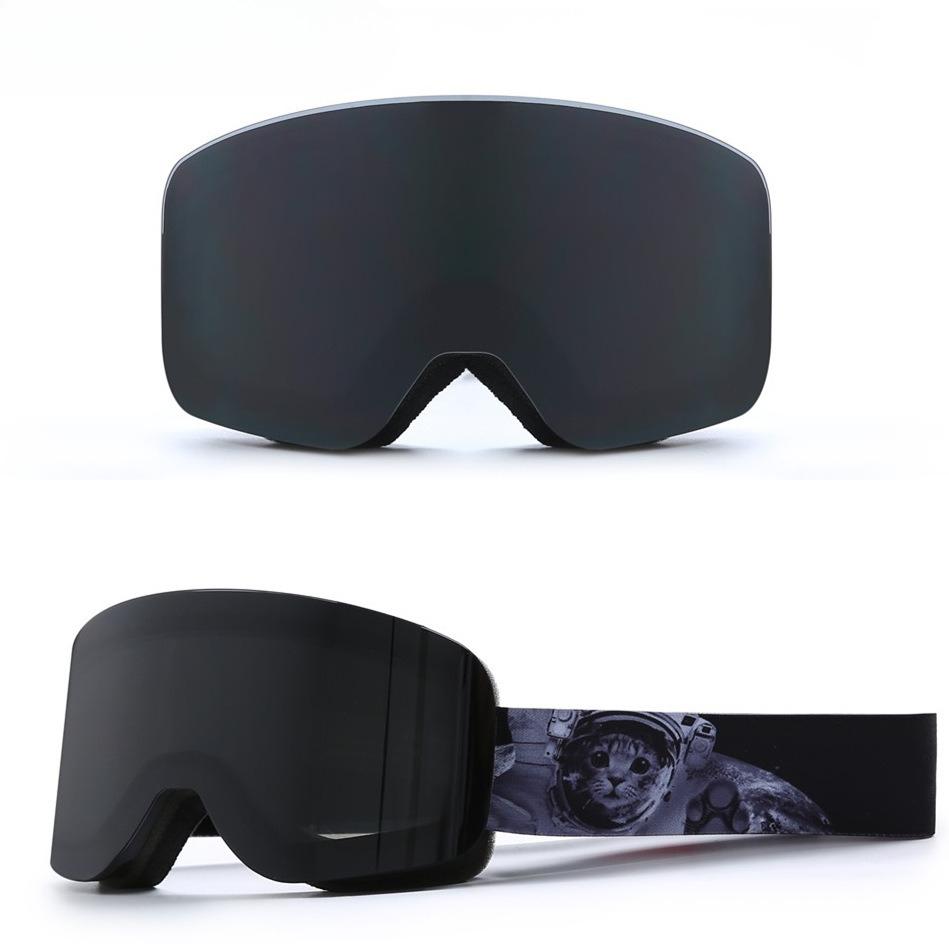 Skibrille Winter Schnee Snowboardbrille für Herren Damen Anti-Beschlag Ski Snowboard Brille für Erwachsene Anti-Beschlag UV400 Schutz Schneeskibrille