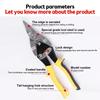 Multi-functional Metal Sheet Shear Anti Slip Handle Wire Cutters  Electrician Tools