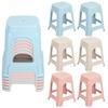 Stackable Classroom Stools Plastic Teacher Chair Indoor Outdoor Flexible Seating Decorative Stools Round Classroom Chairs