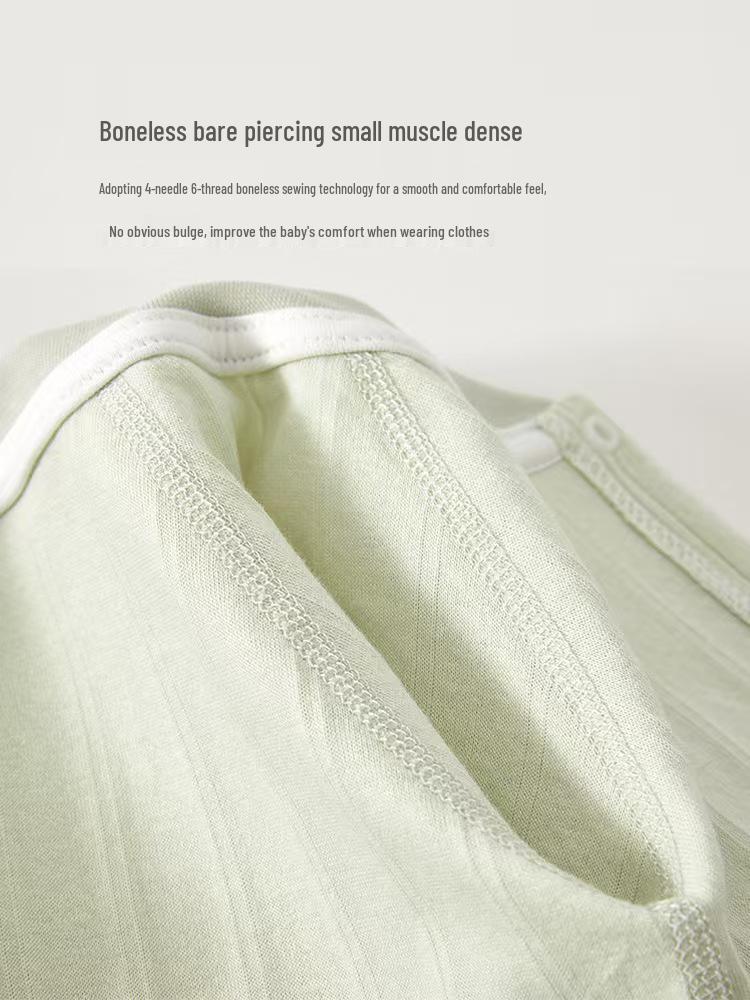 Bawełniany Pajacyk z Długim Rękawem dla Noworodka - Styl Wiosenno-Jesienny