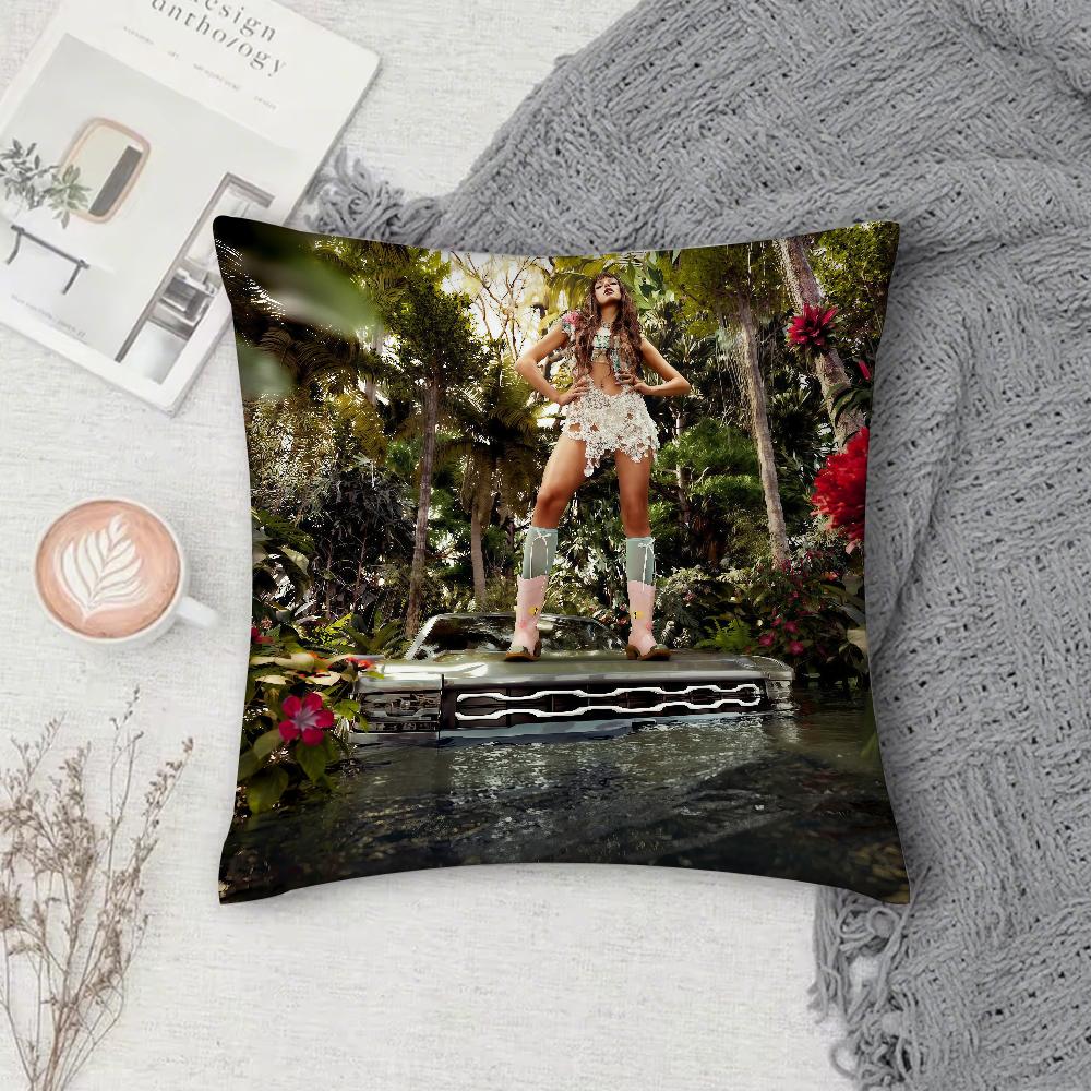 Singer Nina Chuba Ich Lieb Mich Pillow Case Square Double-Sided Printing Sofa Cushion Cover Pillowcase Bedroom Bedside
