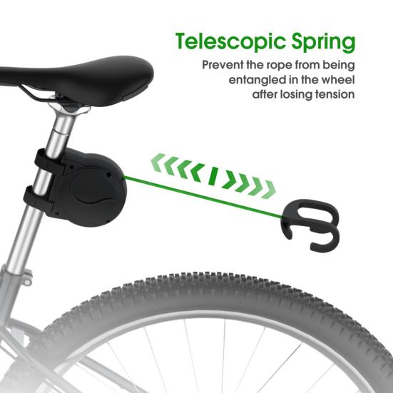Bicycle Tow Rope Flexible Retractable Bike Tractor Portable Easy To Use Mountain Bike Parent-Child Pull Rope Towing Trailer Cycling Tool