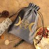 Board Game Cards Drawstrings Bag Tarot Card Flannel Bag Jewelry Pouches Oracles Card Organizers Witchcrafts Supplies