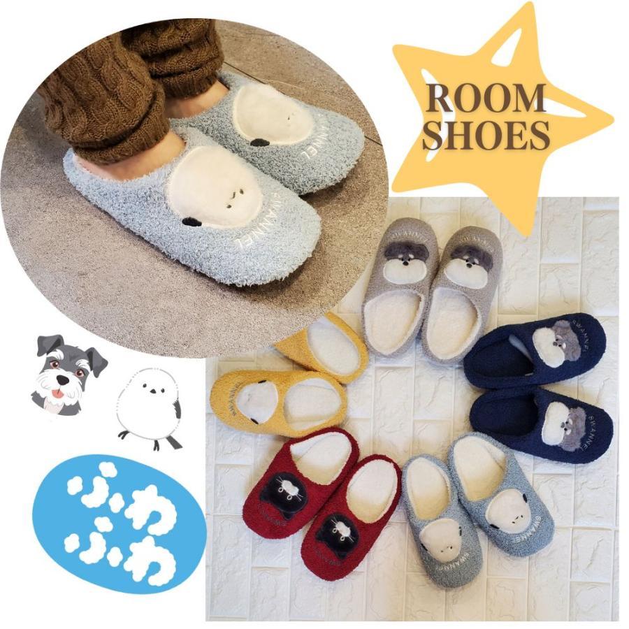 

Room Shoes Animal Slippers Swannel Warm Room Slippers Cute Warm Fluffy Fleece Women Winter Fluffy Warm Scandinavian Cold Protection Stylish