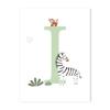 Jungle Animals Canvas Poster Lion Zebra Elephant Canvas Print Painting Decor Kids Bedroom Wall Art Print Pictures Nursery Decor