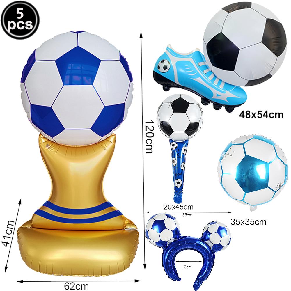 Standing Soccer Foil Balloon Kids Football Theme Birthday Party Baby Shower Decor Football Club Decor Supplies Boys Gifts