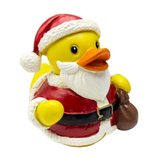 Christmas Ornament Santa Claus Deer Snowman Duck Shape Resin Figure Holiday Theme Festive Decoration