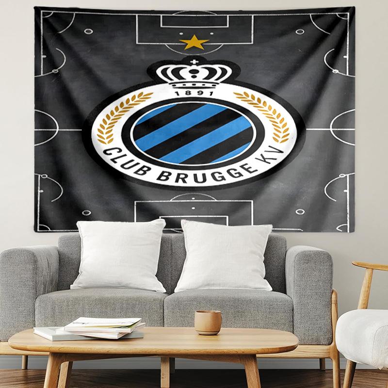 Club Brugge K V Print Tapestry, Lightweight Wall Hanging, for Bedroom, Dorm, Living Room, Home Art Decor, Birthday Christmas Gift for Friends