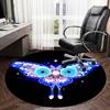 1pc Office Carpet Chair Mats Floral Butterfly Night Sky Perfect for Decorating Office Chairs, Living Rooms, Or Bedrooms