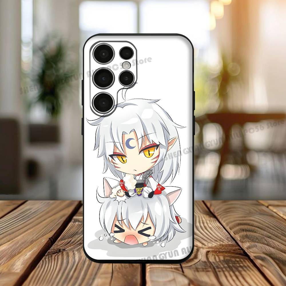 Kawaii S-Sesshomaru Phone Case For Samsung S24 25 23 22 21 20 Plus Ultra 5G Lite Shockproof Cover