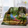 Biene Maja Personalized Text Blanket Gift Customizable Blanket Comfortable Great for Office Seaside Office Chair Picnics for All Occasions