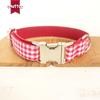 Plaid Bow Tie Dog Collar & Leash Set (UDC-047) by MUTTCO