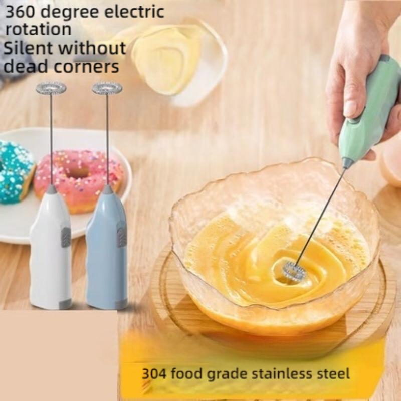 Random Color Electric Egg Beater, Baking Mixer, Milk Powder Stirring Rod, Coffee Stirrer, Handheld Mixer for Home Kitchen Baking
