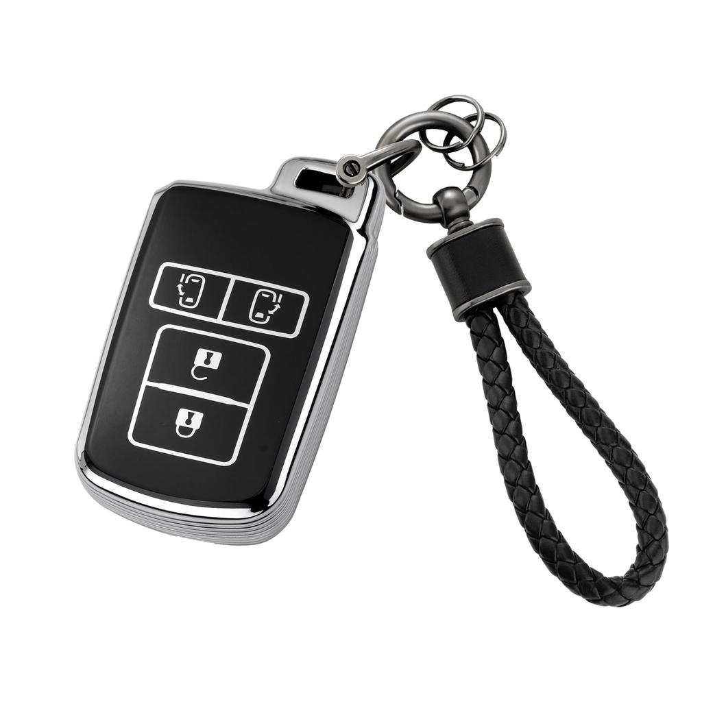 Toyota Key Case Type 80 Series Voxy Noah Harrier 60 Series Esquire Alphard Sienta Crown Auris Camry Double Sided Slide Smart Key Cover Suitable for
