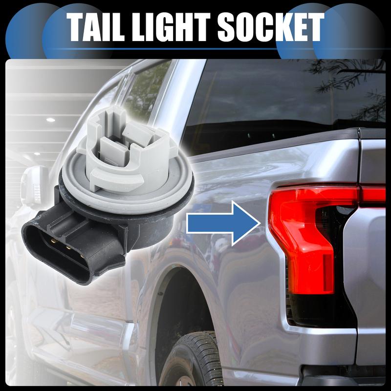 X Autohaux Tail Light Socket, Parking Lamp Connector Assembly No.F1TZ-13411-F/F1TZ13411F for Ford for Mustang Focus F-150