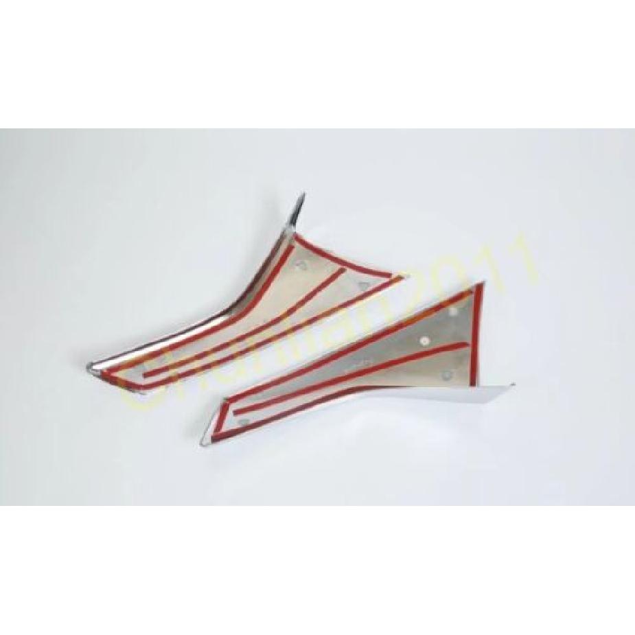 Rear Window Triangle Decorative Cover Trim for 2018- Subaru XV ABS Chrome