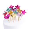 10xLove Heart/Crown/Star Shaped Insert Falgs Babies Shower Decoration for Party