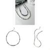 Titanium Steel Pearl Bead Chain Necklace For Men Women Hiphop Street Style Fashion Accessory