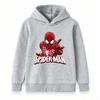 Kids Boys Girls Casual Pullover Hoodie, Cool Spider Graphic Printed Long Sleeve Soft Hooded Sweatshirt for Daily Wear Outdoor Activities Autumn Winter