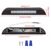 1pc Porch Light  for RV Caravan Interior Wall Lamps Trailer Exterior Lamp 9 LED Awning Lamp Outdoor Camping Light Equipment