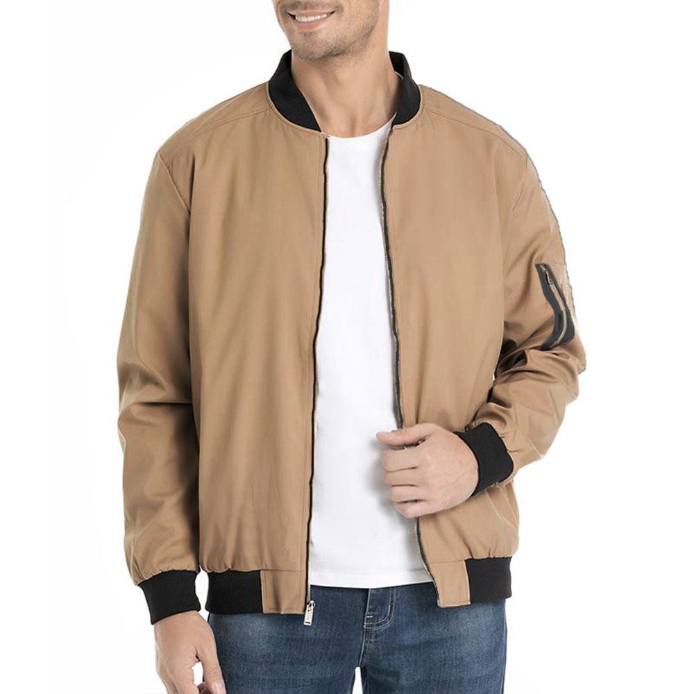 

Мужские куртки-бомберы для активного отдыха, повседневная базовая классическая куртка, мужская уличная одежда, тонкая ветровка для бейсбола на весну и осень 6XL хаки