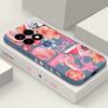 Pink Cartoon Pattern Floral Case For OnePlus 15 13 13T 12 Soft TPU Silicone Cover For Oneplus Nord 5 13R 12R 11R 5G