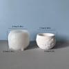 Sail Relief Cabin Candle Cup Silicone Mold Circular Potted Plant Gypsum Cement Mold