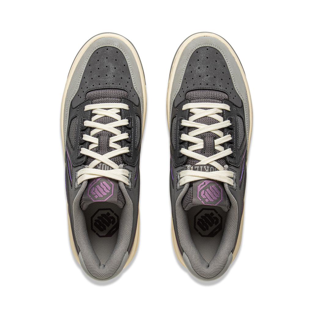 Li Ning Rising Stars Coverage Slip Resistant Cushioning Abrasion Resistant Lightweight Low top Skateboard Shoes Unisex ABCV031-1