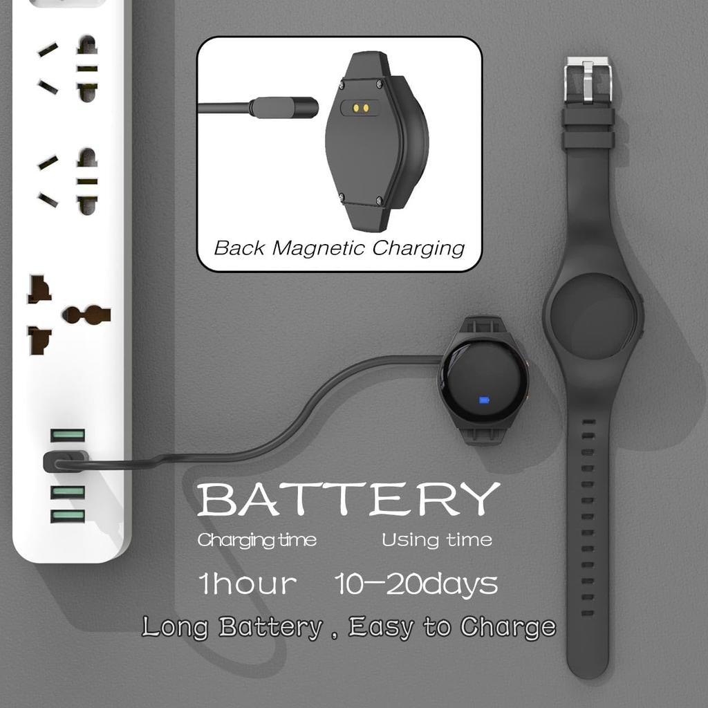 E-vibra Alarm Clock, Waterproof Toilet Training Watch Charging Pill Alarm
