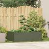 VidaXL Olive Green Planter 120x80x40 Cm Steel 860748
