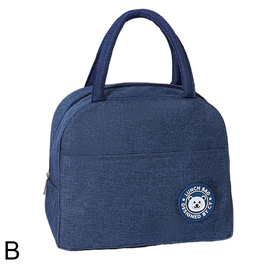 Portable Camping Insulated Lunch Bag Insulation Package Insulated Thermal Food Picnic Bags Pouch For Women Kids Children Ba I3G5