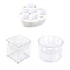 Tulip Bulb Planter Hydroponic Plant Growing Container with Clear Water Reservoir Multi-Hole Hydroponic Planter for Home Gardening Narcissus Hyacinth