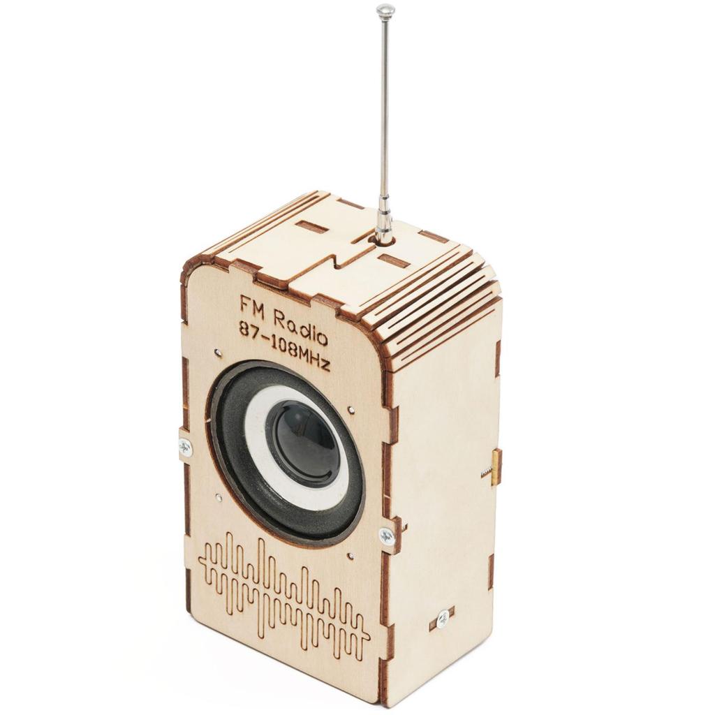 DIY Radio Broadcast Receiver Kit for Middle School Science Experiments