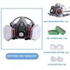 383G Respirator Silica Gel Head-mounted Modular Breathing Mask 4 Models Against Chemical Industry Safety Mask