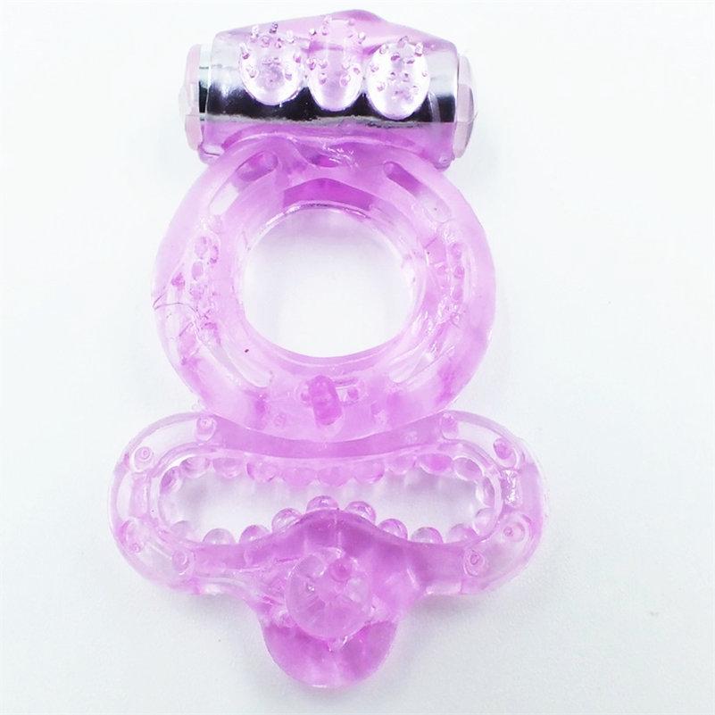 Longer-lasting Ring Sex Vibrator Stronger Erection Tingling Additional Stimulation Finger Rings Bullet Vibrating Love