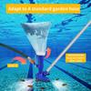 Portable Swimming Pool Jet Vacuum Cleaner Underwater with Mesh Bag, Pool Mini Jet Vacuum Suction for Head for Pool Fount