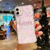 Romantic Amore & Heart Graffiti Clear Phone Case For iPhone 17 16 15 14 13 12 11 Pro Max 17 Air 15 Plus XS X XR Silicone Cover