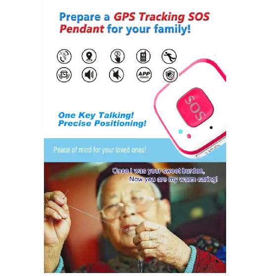 Kids Elder GPS Tracker Children Mini GPS Locator Pendant Two Way Calls Fall Alarm Free APP WIFI LBS Tracking