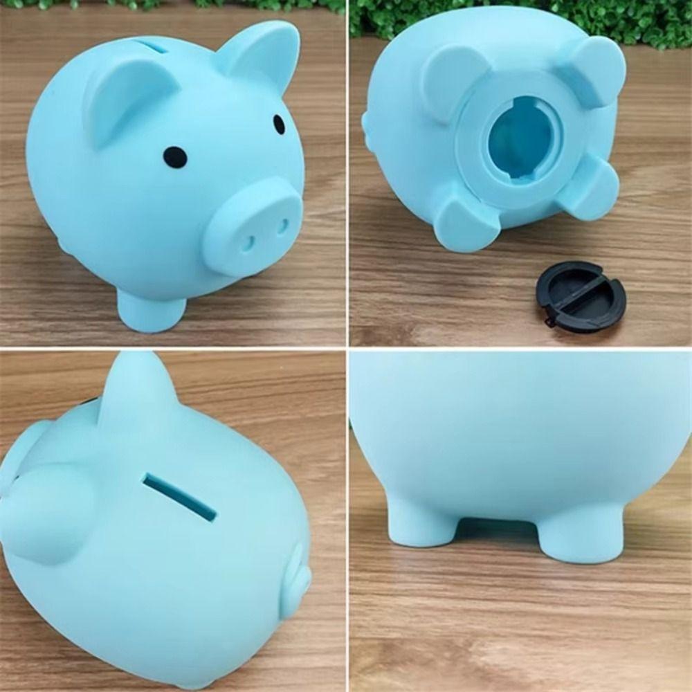 Pig Shape Money Box with Saving Money Goals Counter Storage Bottl  for Helps The Habit of Saving