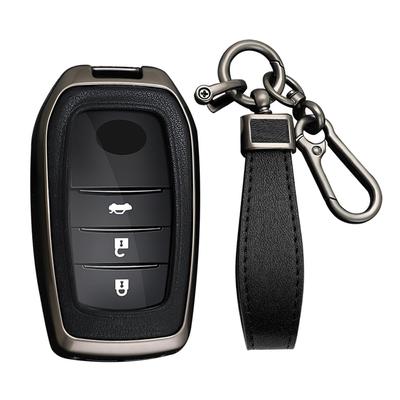 Toyota Exclusive Key Case Key Holder Key Cover Leather Aluminum Alloy Genuine TOYOTA Corolla Camry New RAV4 Sienta NSP172G NSP170G Yaris Cross 2020