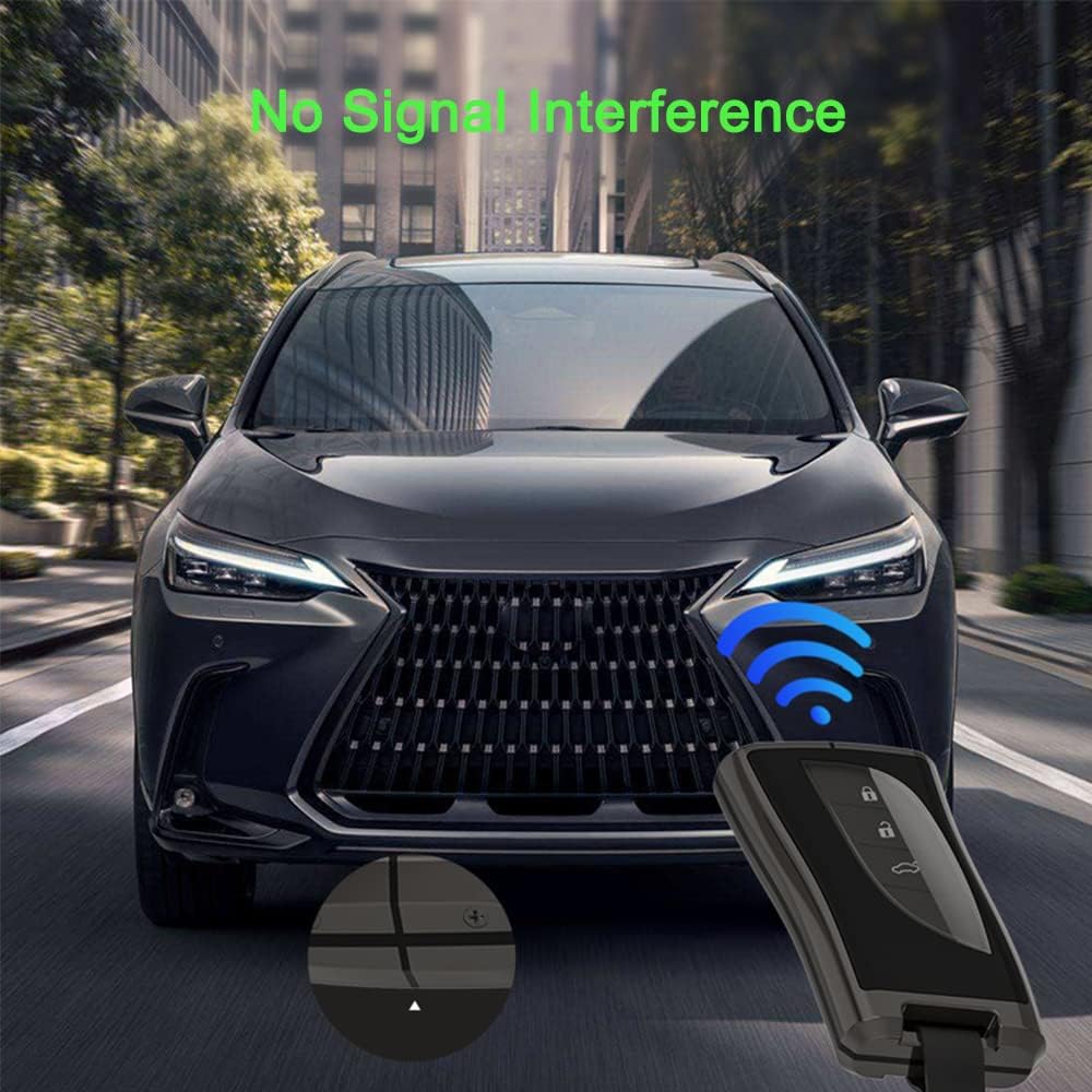Alloy Metal Key Fob Cover,Compatible with Lexus ES350 ES300h UX200 LS500 LS500H LC500 LC500h