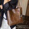 Large-capacity Bag Women's 2025 New Autumn and Winter Texture Versatile Retro Shoulder Bag Large Bag Popular Commuter Tote Bag