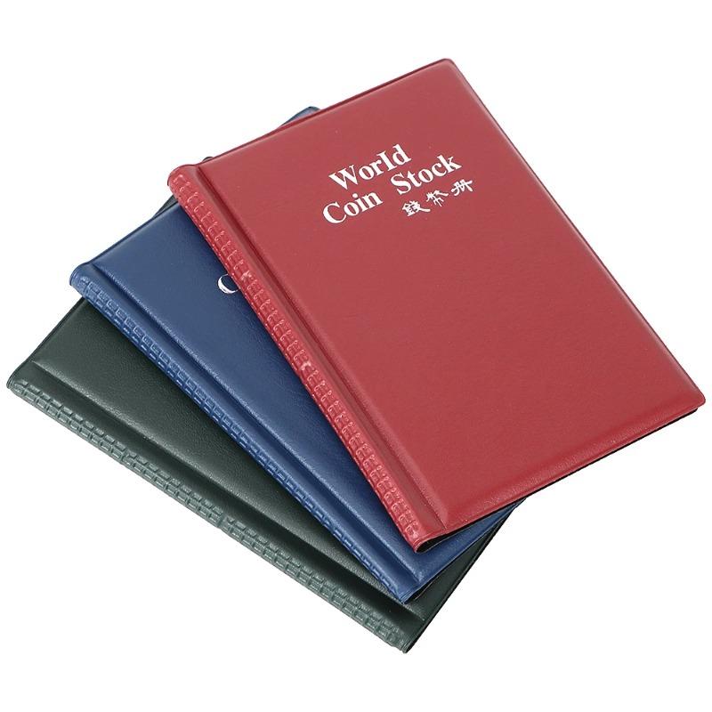 120 tasche 10 pagine Libro dei soldi Album di conservazione delle monete per libri di raccolta di monete Libro di raccolta di monete reali di alta qualità